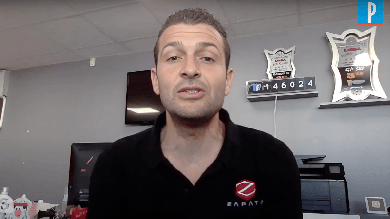 Intervention de Franky ZAPATA sur une de ses traversée