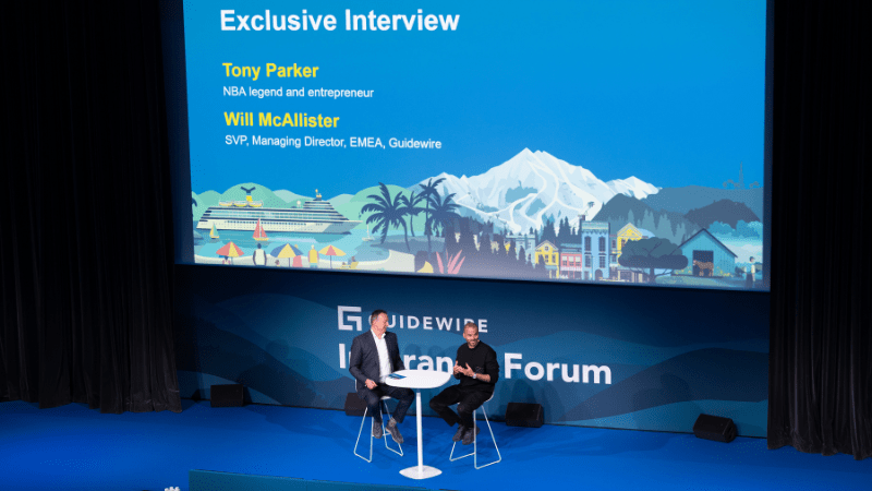 Intervention de Tony PARKER à une conférence pour GUIDEWIRE