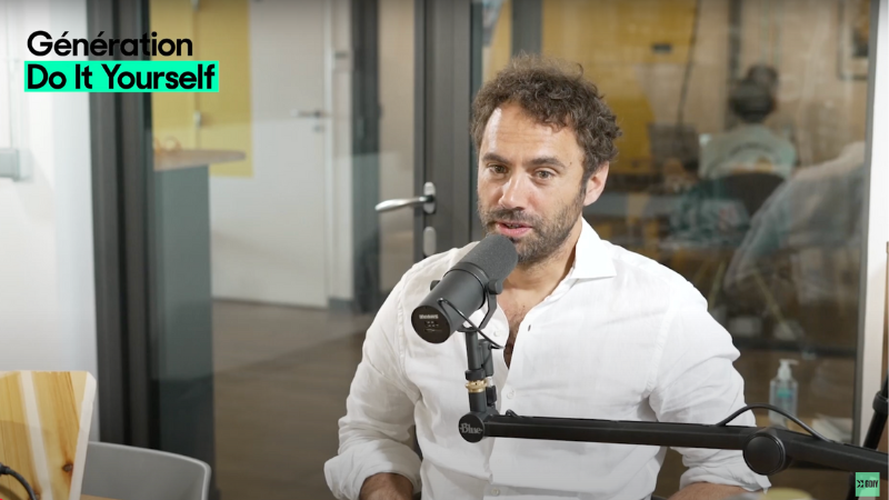 Participation d Augustin PALUEL-MARMONT pour le concept Génération Do It Yourself