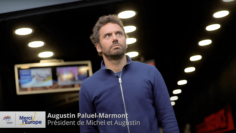 Participation d'Augustin PALUEL-MARMONT pour le concept Merci l'Europe