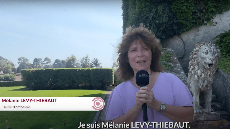 Participation de Mélanie LEVY THIEBAUT à une interview