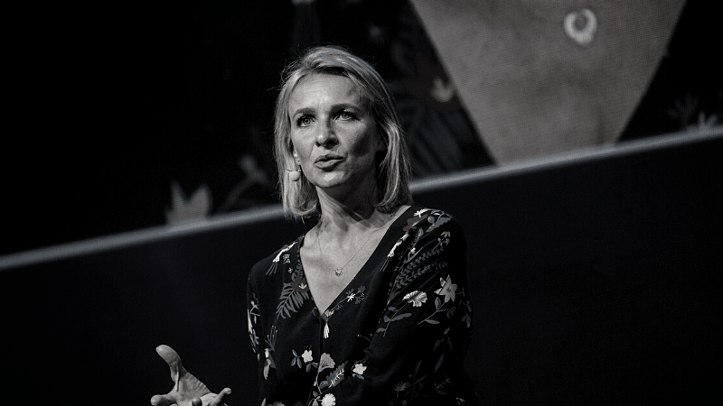Intervention d'Alice Modolo lors d'une conférence à Nancy, ©Bertrand Jamot