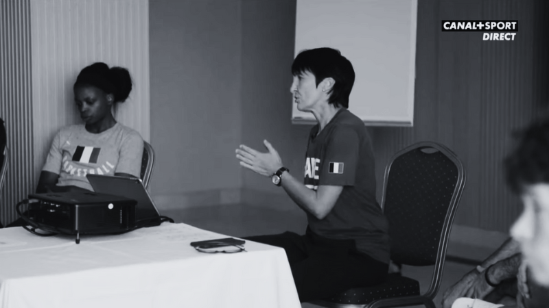 Intervention de Valérie GARNIER pour Canal+sport ©Canal+sport