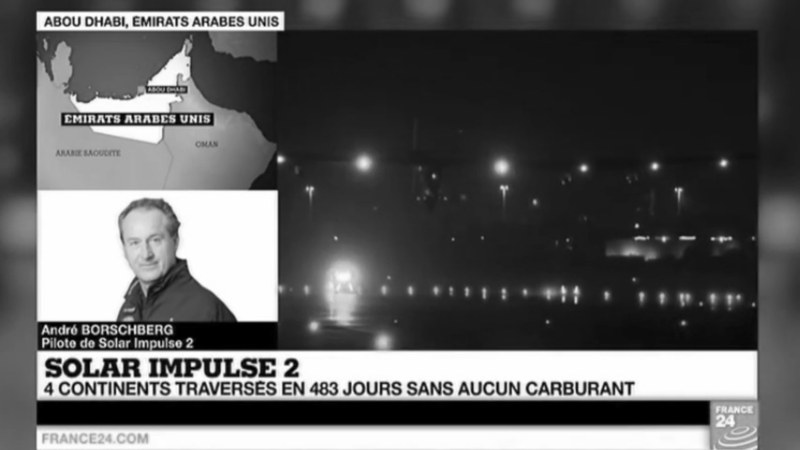 Intervention de André BORSCHBERG pour France 24 ©France 24