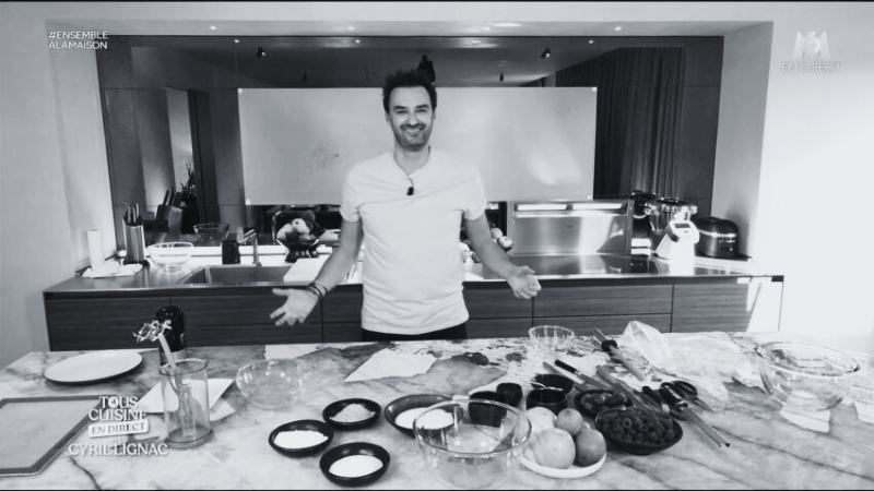 Animation de Cyril LIGNAC dans l'émission Tous en cuisine ©M6
