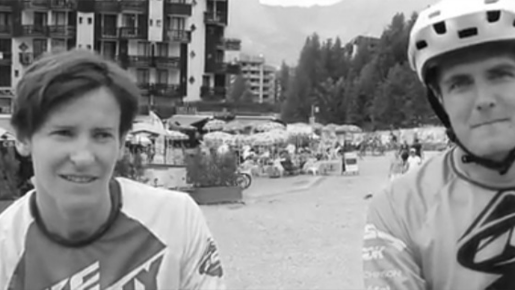 Intervention de Anne-Caroline CHAUSSON aux Enduro series ©Enduro series