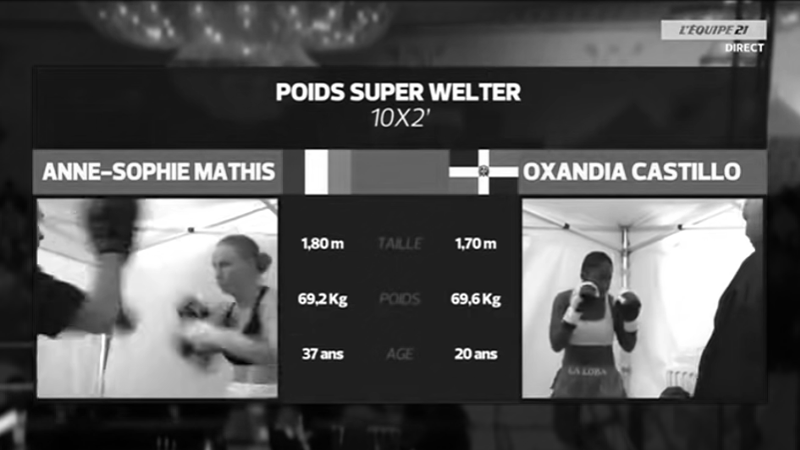 Intervention DE Anne-Sophie MATHIS pour l'équipe ©l'équipe