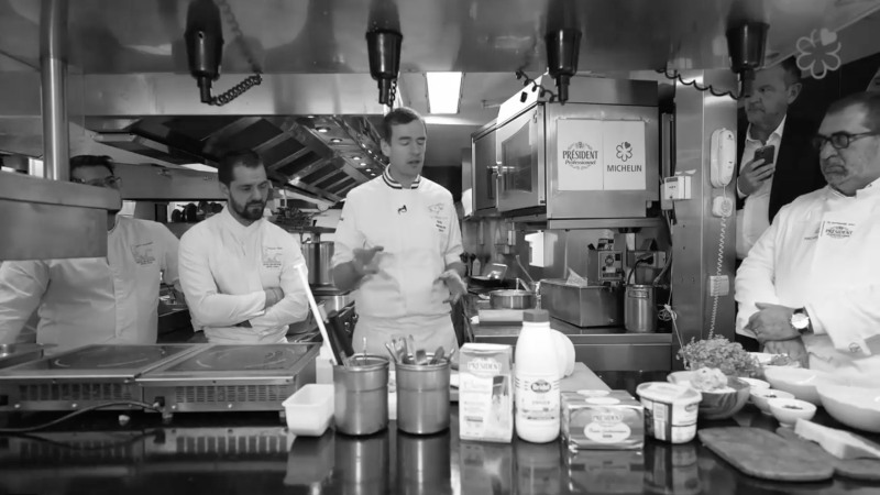 Intervention d'Arnaud FAYE au Guide Michelin ©GM