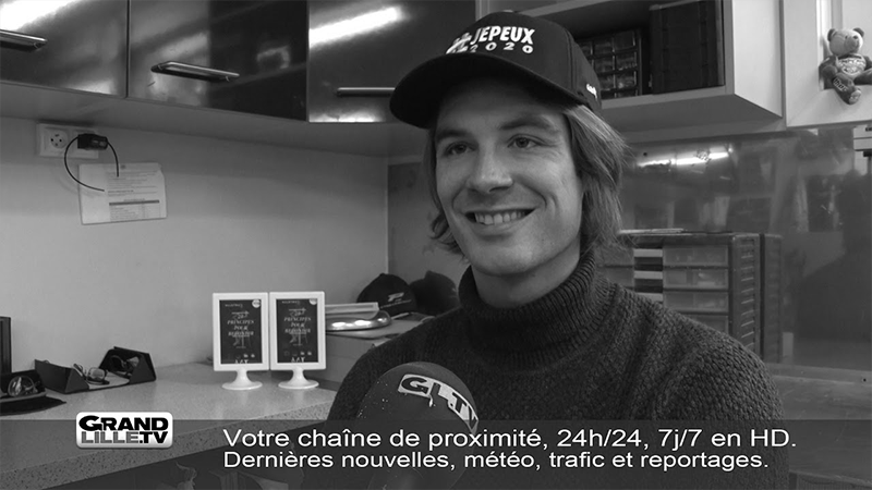 Intervention de Axel ALLETRU pour Lille TV ©Lille TV