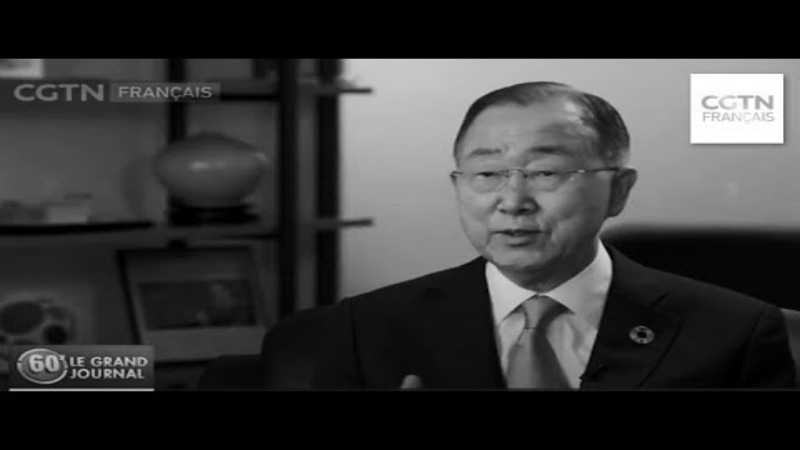 Intervention de Ban KI-MOON pour CGTN france ©CGTN France