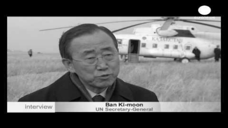 Intervention de Ban KI-MOON pour Euronews ©Euronews