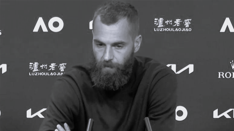 Intervention de Benoit PAIRE pour Open Australie ©Open Australie