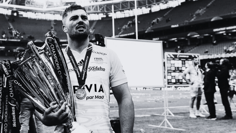 Célébration de la Champion Cup 2023 par Grégory ALLDRITT ©Icon Sport