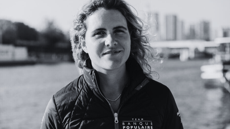 Clarisse CRÉMER sponsorisée par la Banque Populaire ©Valentin CEBRON