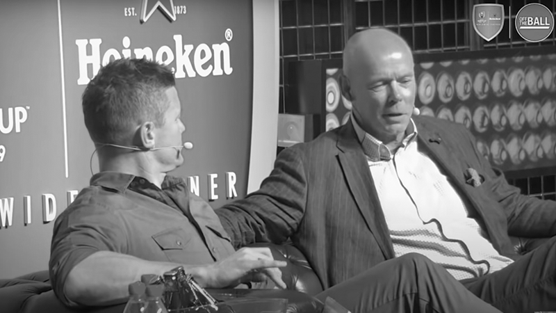 Intervention de Clive WOODWARD pour Off the ball ©Off the ball