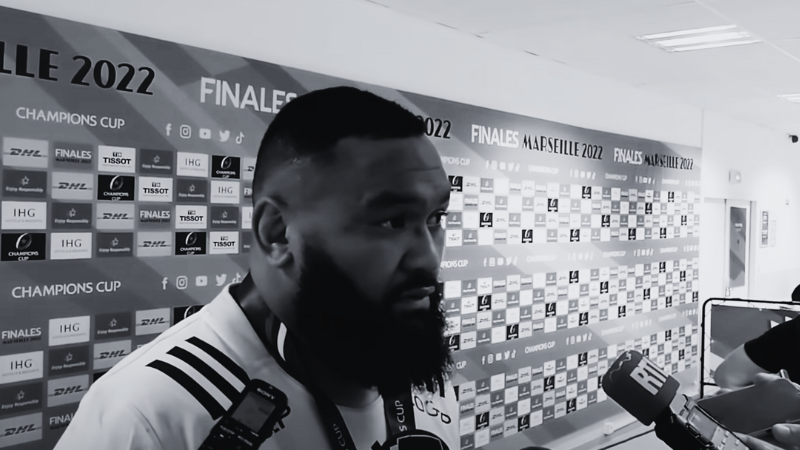 Conférence de presse de Uini ATONIO © Sud Ouest