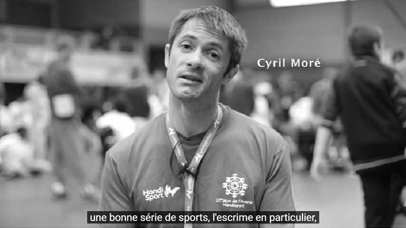 Intervention de Cyril MORÉ pour Le sport a changé ma vie ©Malakoff mederic