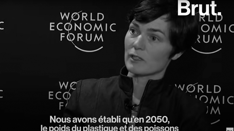 Intervention de Ellen MACARTHUR pour Brut ©Brut