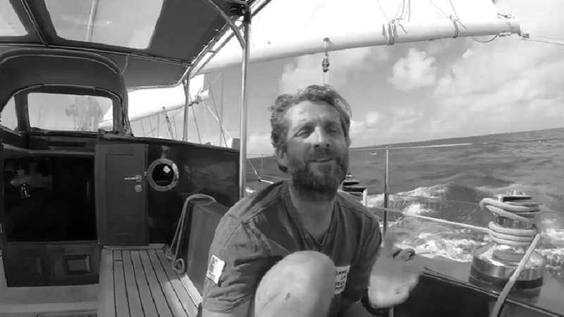 Intervention de Éric BELLION pour Route du rhum ©Route du rhum