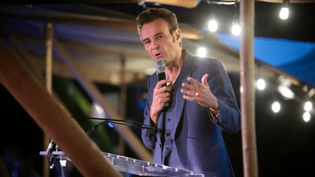 Intervention de Éric HEYER pour La Banque Populaire du Nord ©Gaëtan Lamarque