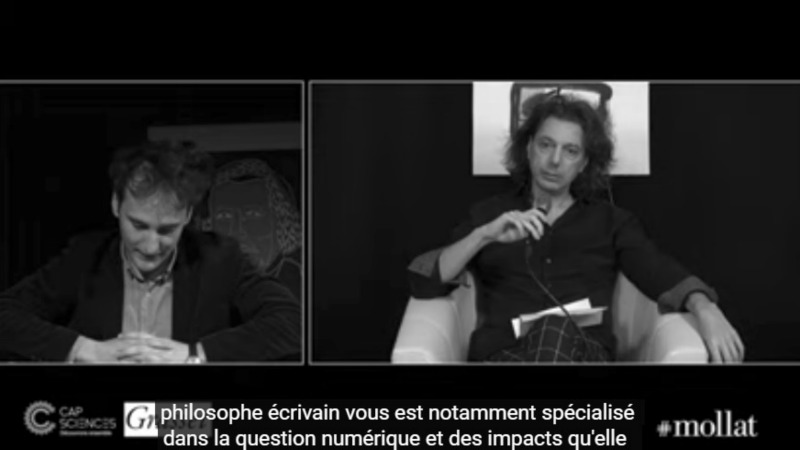 Intervention de Éric SADIN pour librairie Mollat ©librairie Mollat