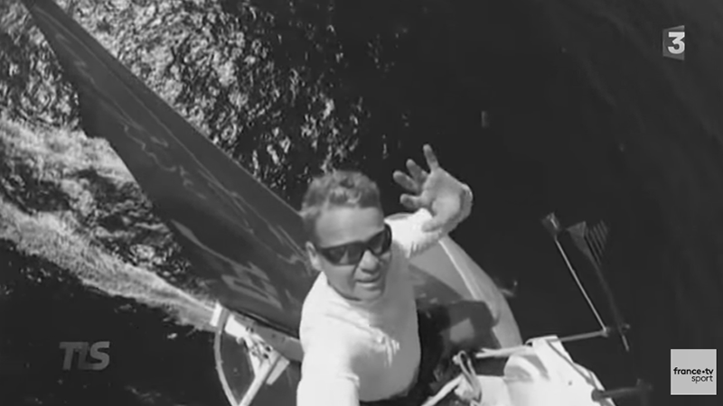 Intervention de Francis JOYON pour France tv sport ©France tv sport