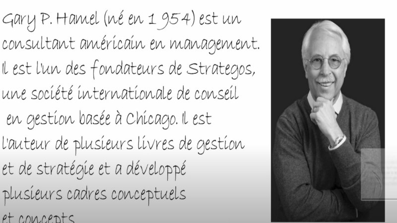 Intervention de Gary HAMEL pour Création et conduite d’entreprise ©Création et conduite d’entreprise