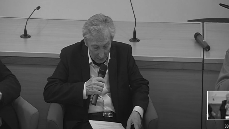 Intervention Georges VIGARELLO pour MSH Alpes ©MSH Alpes