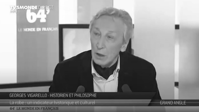 Intervention Georges VIGARELLO pour TV5 Monde ©TV5 Monde