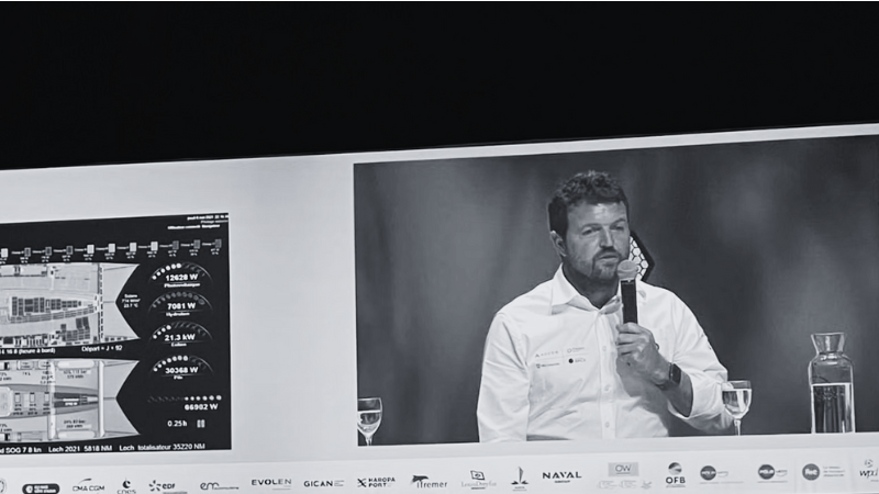 Intervention de Victorien ERUSSARD aux Assises de l'économie de la Mer ©Les Innovations