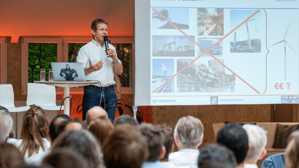 Intervention de Jean Marc JANCOVICI pour l'un de nos clients ©Simone & Nelson