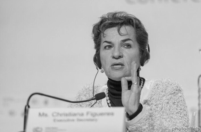 Intervention de Christina FIGUIÈRES - ©NurPhoto