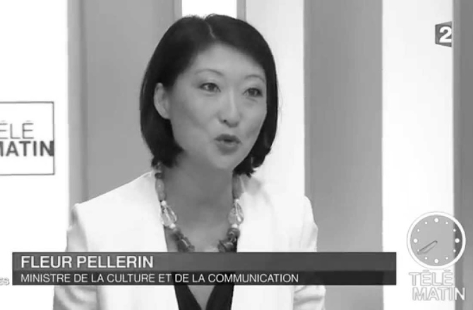 Intervention de Fleur PELLERIN pour France 2 ©france2