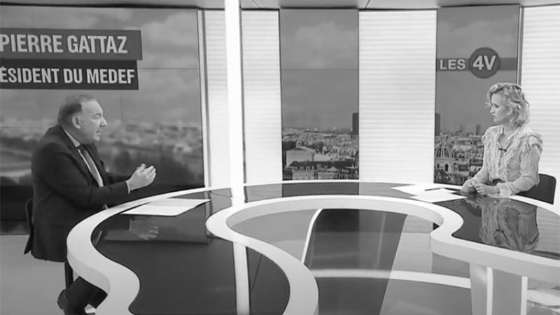 Intervention de Pierre GATTAZ pour France 2 ©France 2