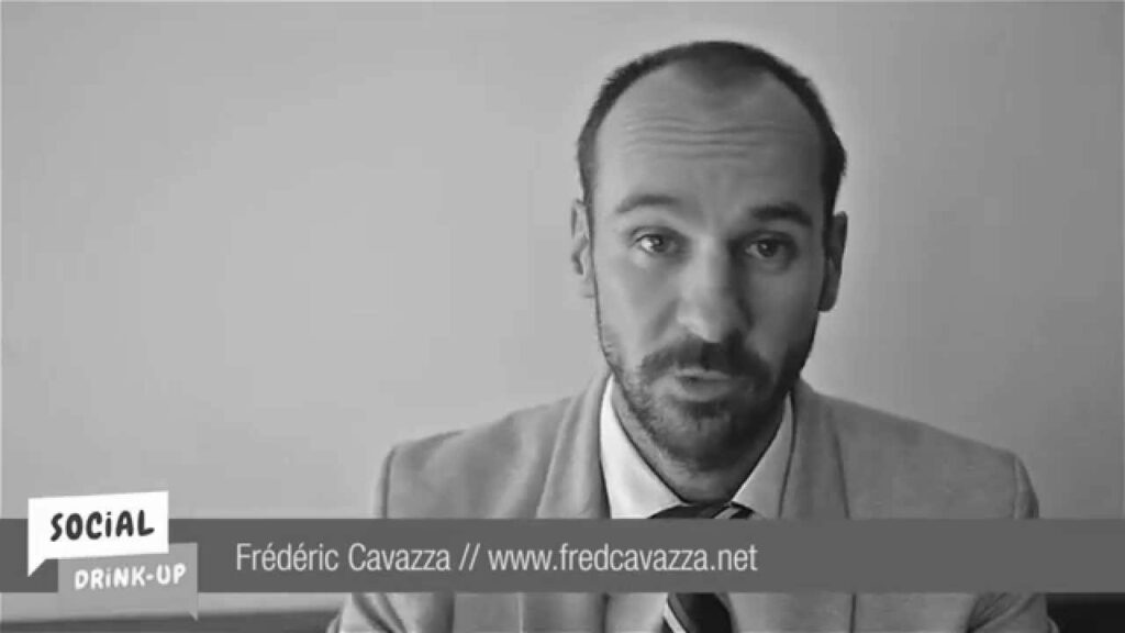 Intervention de Frédéric CAVAZZA pour social drink-up ©SDU