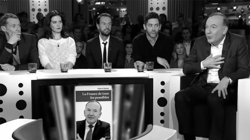 Intervention de Pierre GATTAZ pour On n'est pas couchés ©On n'est pas couchés