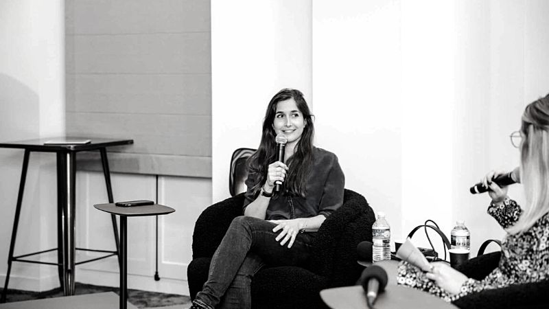 Intervention de Pauline LAIGNEAU pour de l'autre coté du micro ©del'autrecotédumicro