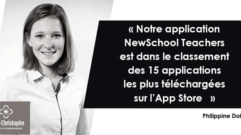 Intervention de Philippine DOLBEAU pour Saint christophe assurances ©StChristopheAssurances