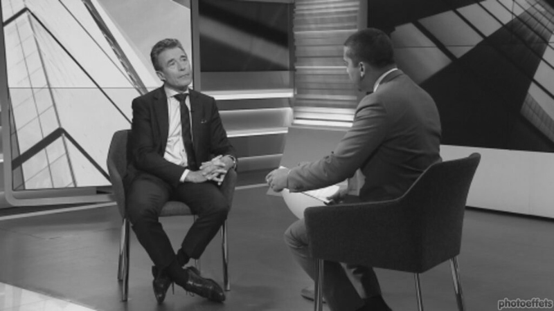 Intervention d'Anders FOGH RASMUSSEN sur PlateauTV ©Aljazeera news