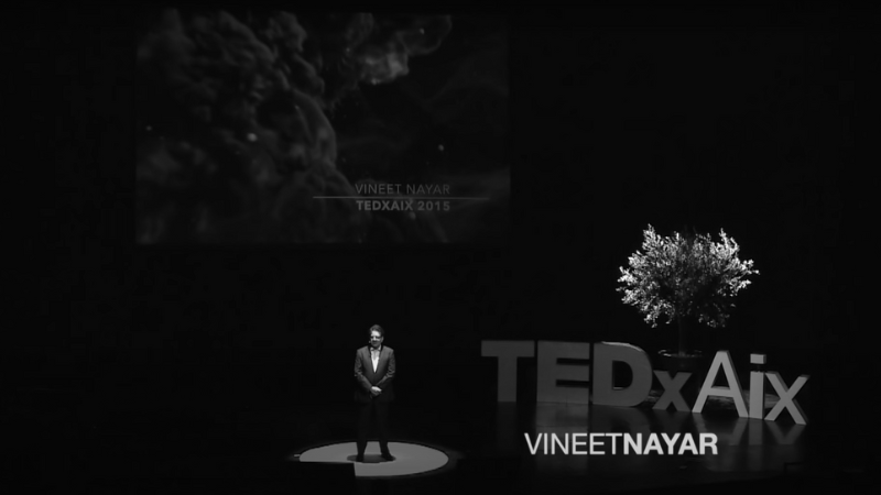 Intervention de Vinet NAYAR pour TedXTalk ©TED