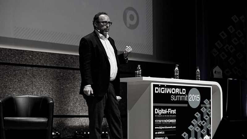 Intervention de Jimmy WALES pour Wikimedia ©Wikimédia