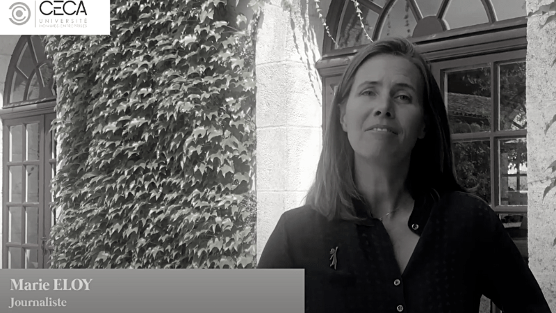 Intervention de Marie Eloy pour Université Hommes Entreprises ©UHE