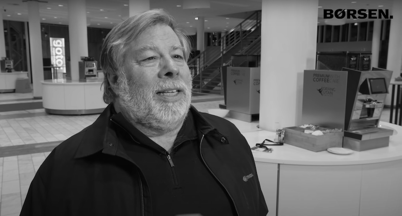 Intervention de Steve WOZNIAK pour Dagbladet Borsen ©dagbladetborsen