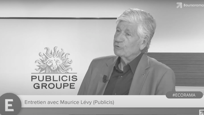 Intervention de Maurice LEVY pour Boursorama ©Boursorama