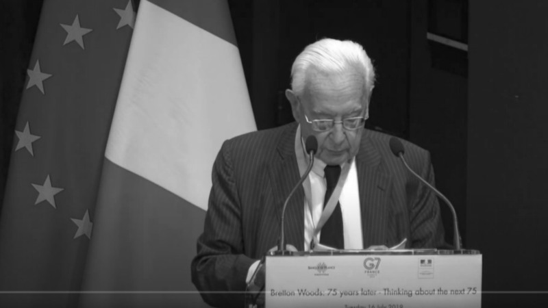 Intervention de Jacques DE LA ROSIÈRE pour G7 Bretton Woods ©Banque de France