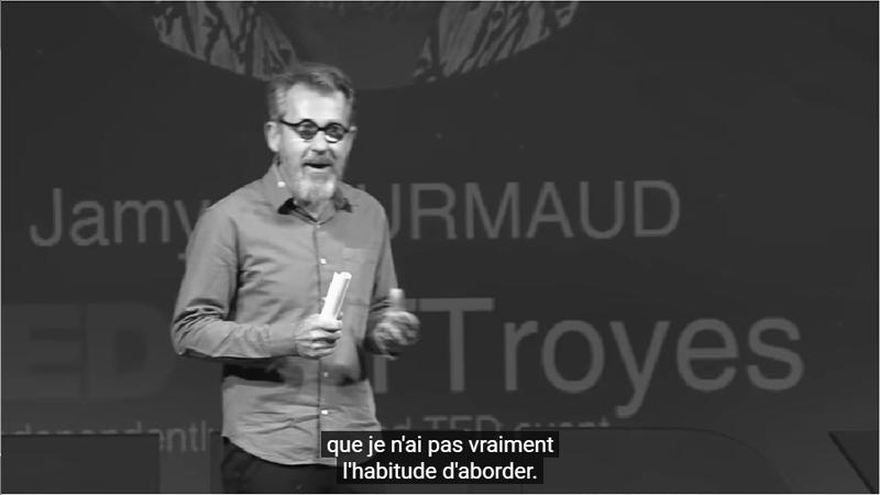 Intervention de Jamy GOURMAUD pour TEDx ©TED