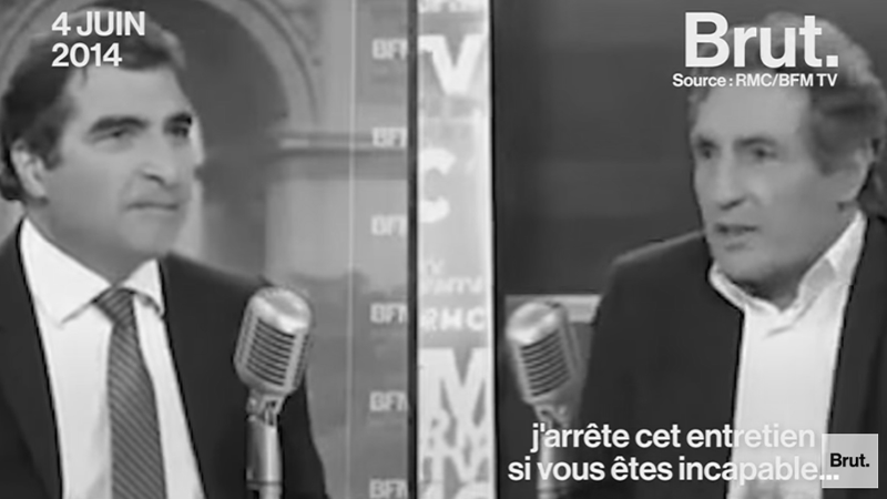 Intervention de Jean-Jacques BOURDIN pour Brut ©Brut