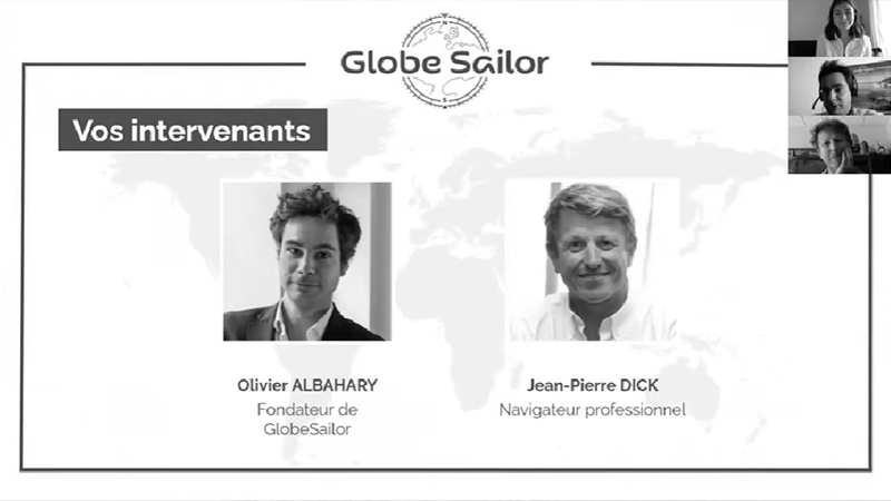 Intervention de Jean-Pierre DICK pour Sailing news ©Sailing news