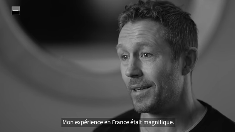 Intervention de Jonny WILKINSON pour Société Général ©Société Général