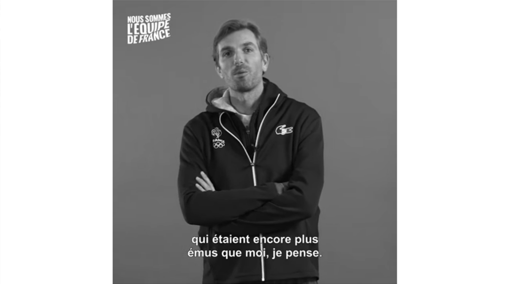 Intervention de Julien BENNETEAU pour Equipe FRA ©Equipe FRA